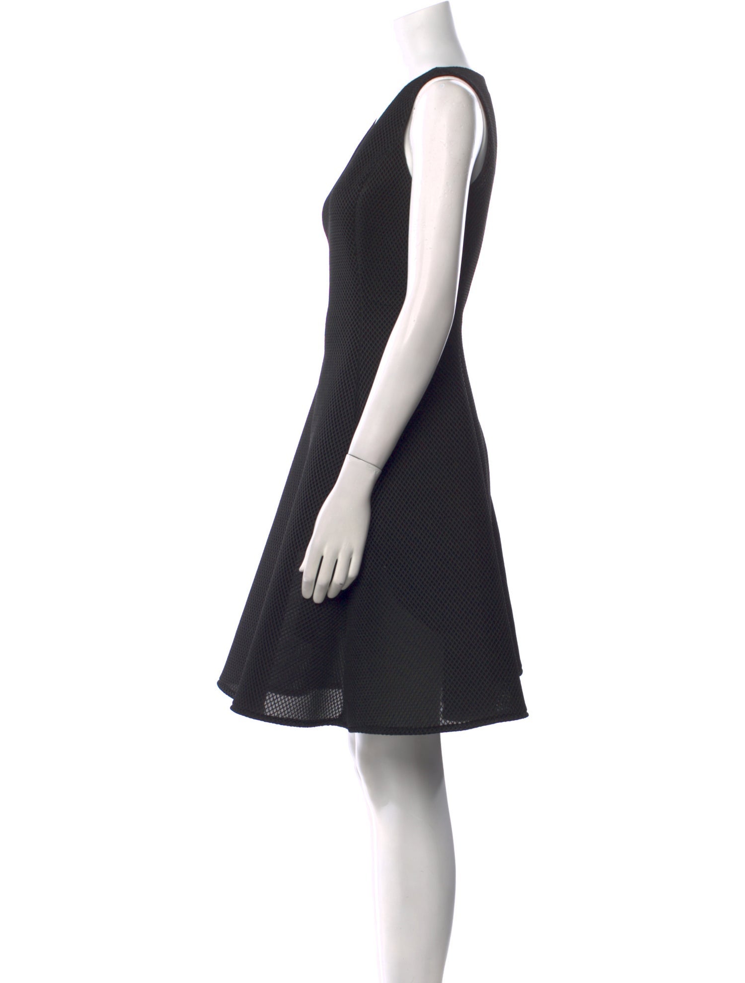 Donna Karan V-Neck Mini Dress