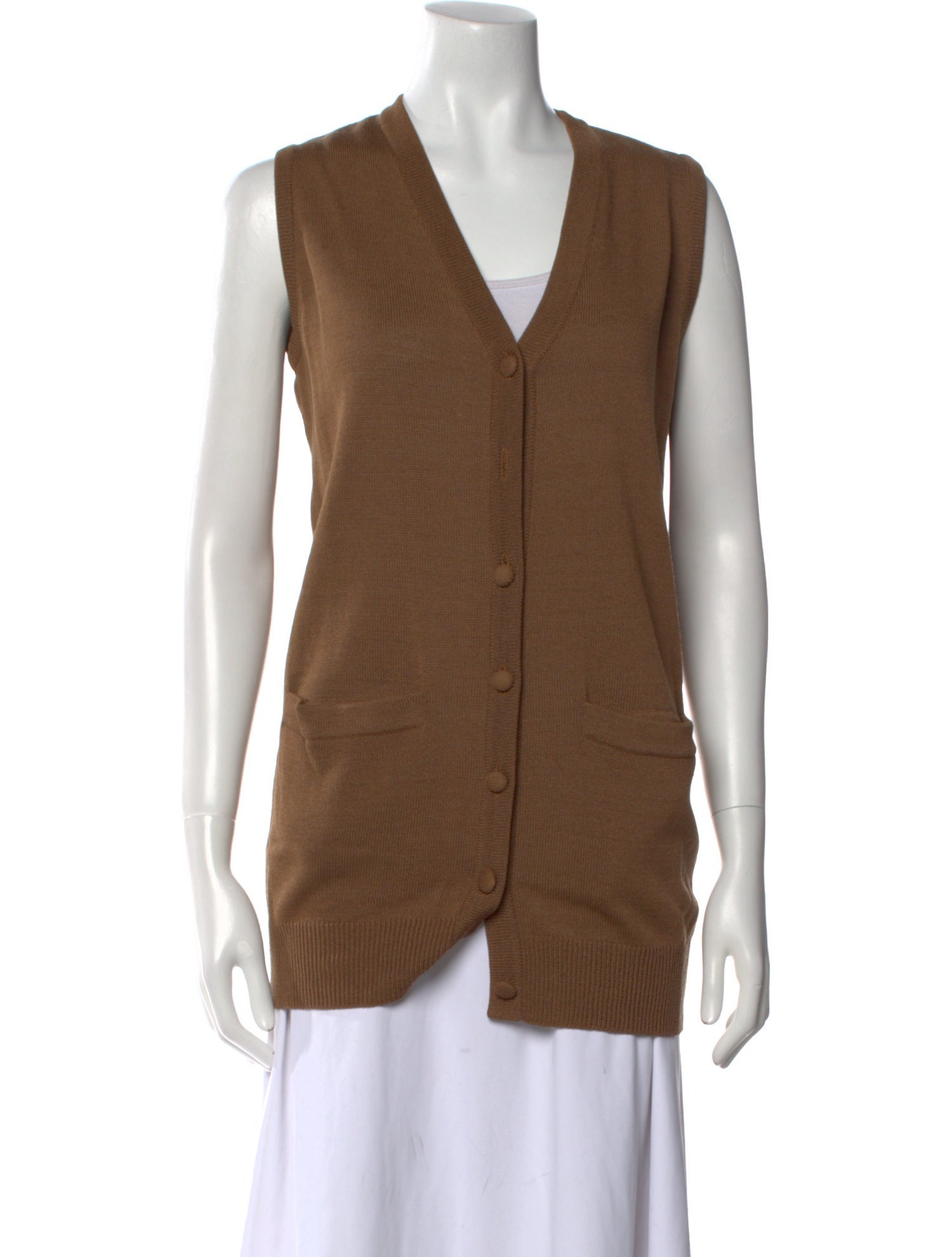 Donna Karan Vintage V-Neck Sweater