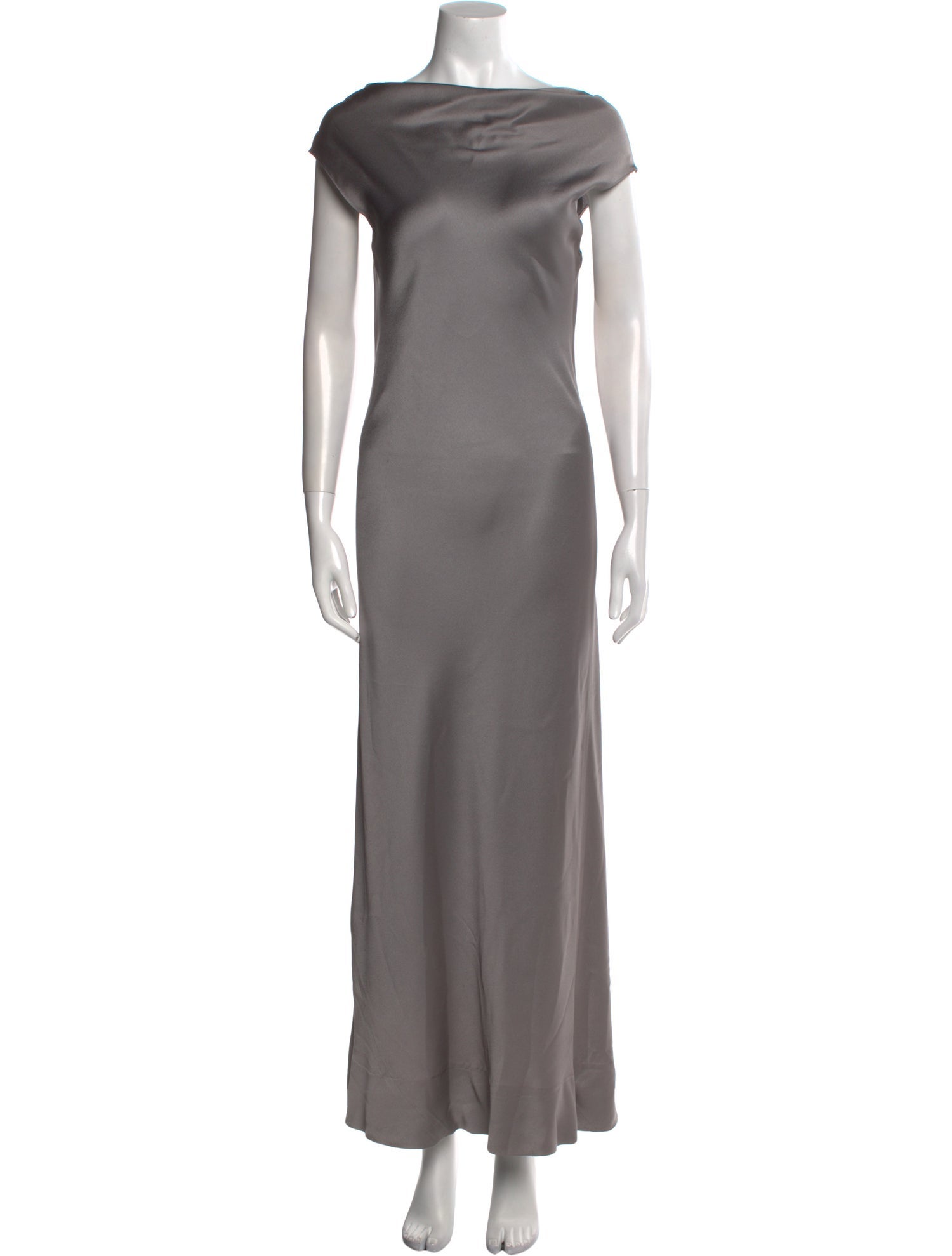 Donna Karan Cowl Neck Long Dress