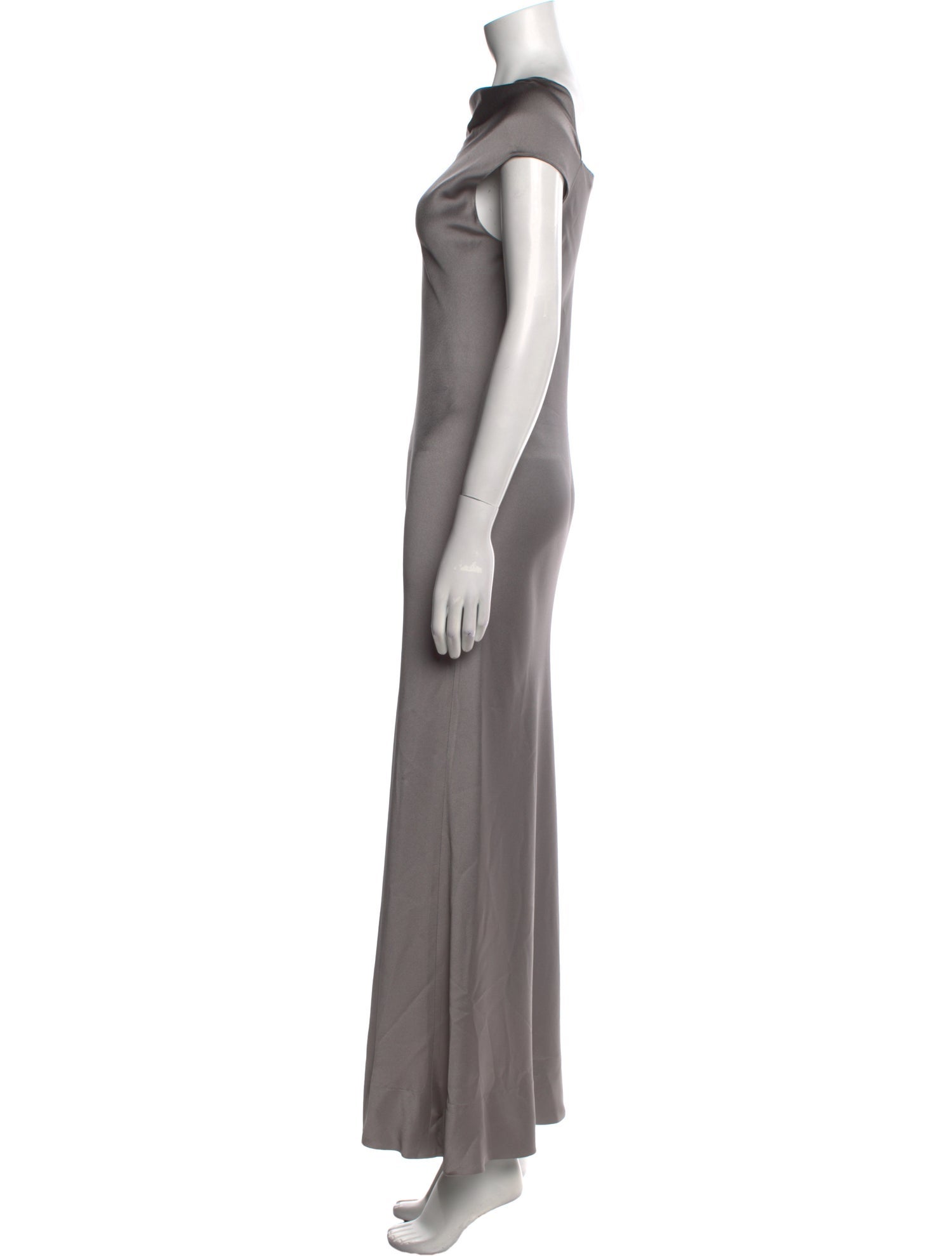 Donna Karan Cowl Neck Long Dress