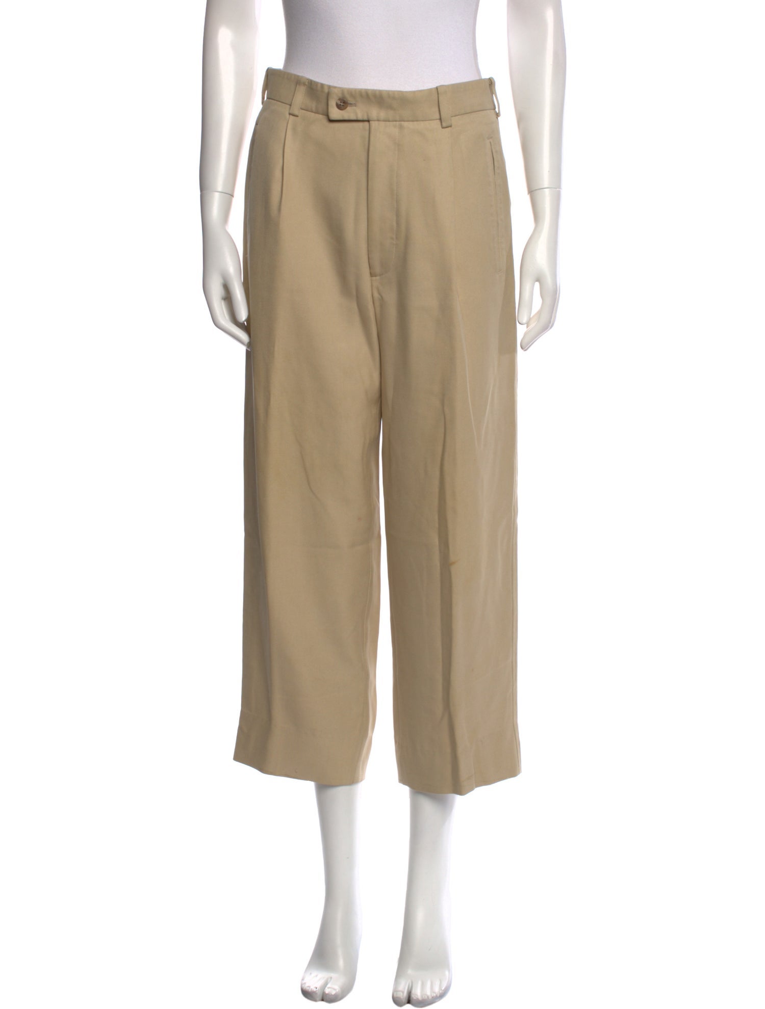 Donna Karan Silk Straight Leg Pants