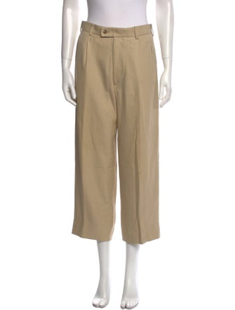 Donna Karan Silk Straight Leg Pants