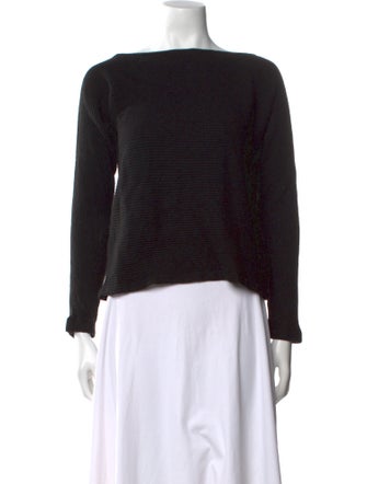 Donna Karan Cashmere Bateau Neckline Sweater