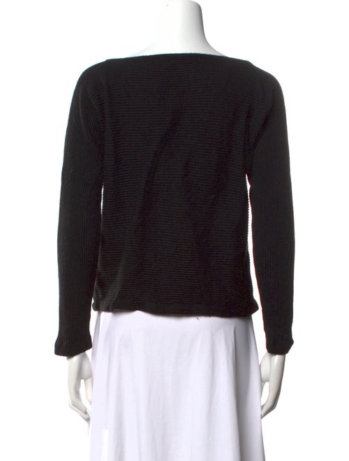 Donna Karan Cashmere Bateau Neckline Sweater