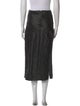 Donna Karan Linen Midi Length Skirt