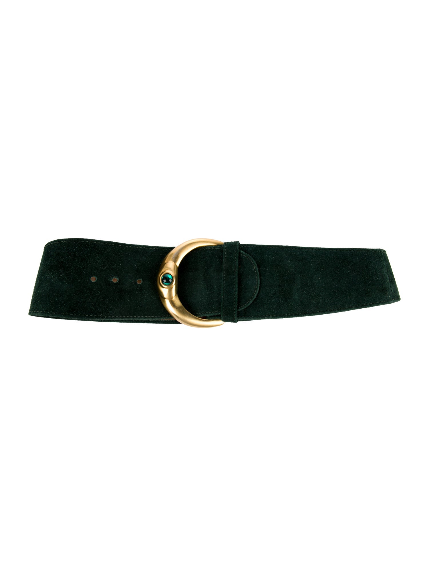 Donna Karan Wide Suede Waist Belt
