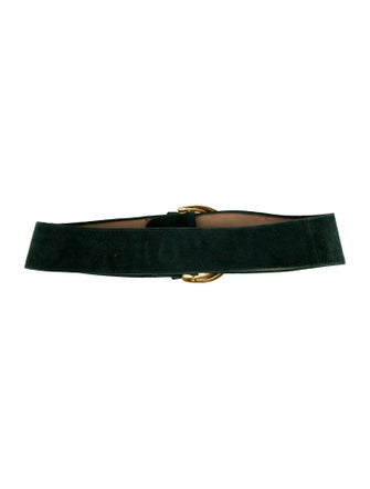 Donna Karan Wide Suede Waist Belt
