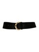 Donna Karan Wide Suede Belt