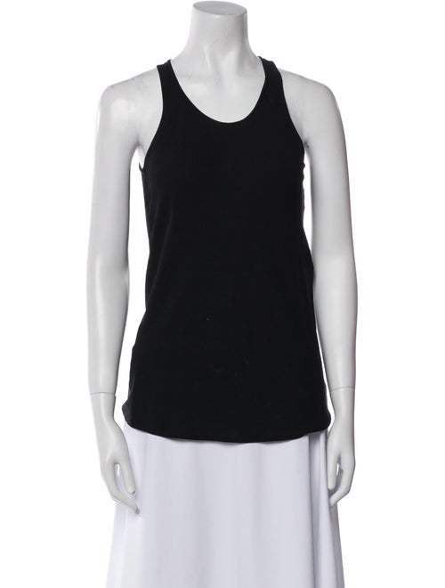 Donna Karan Silk Scoop Neck Top