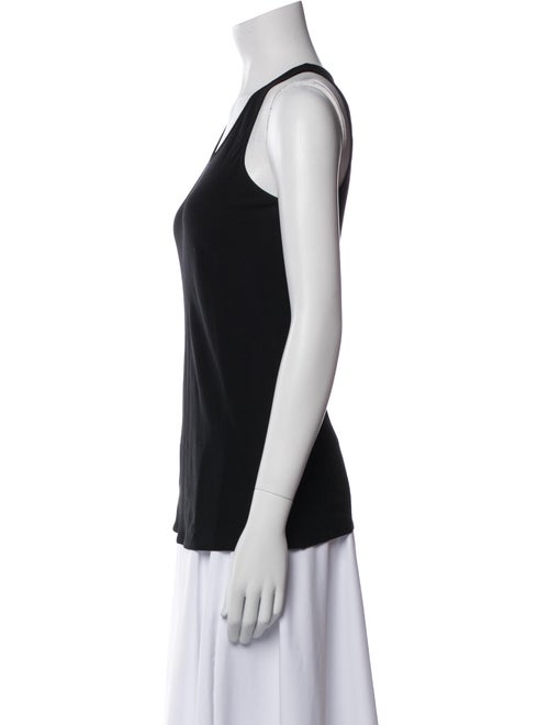 Donna Karan Silk Scoop Neck Top