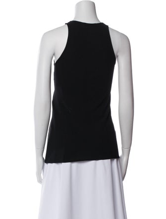 Donna Karan Silk Scoop Neck Top