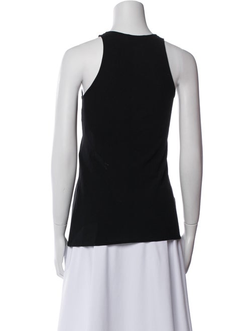 Donna Karan Silk Scoop Neck Top