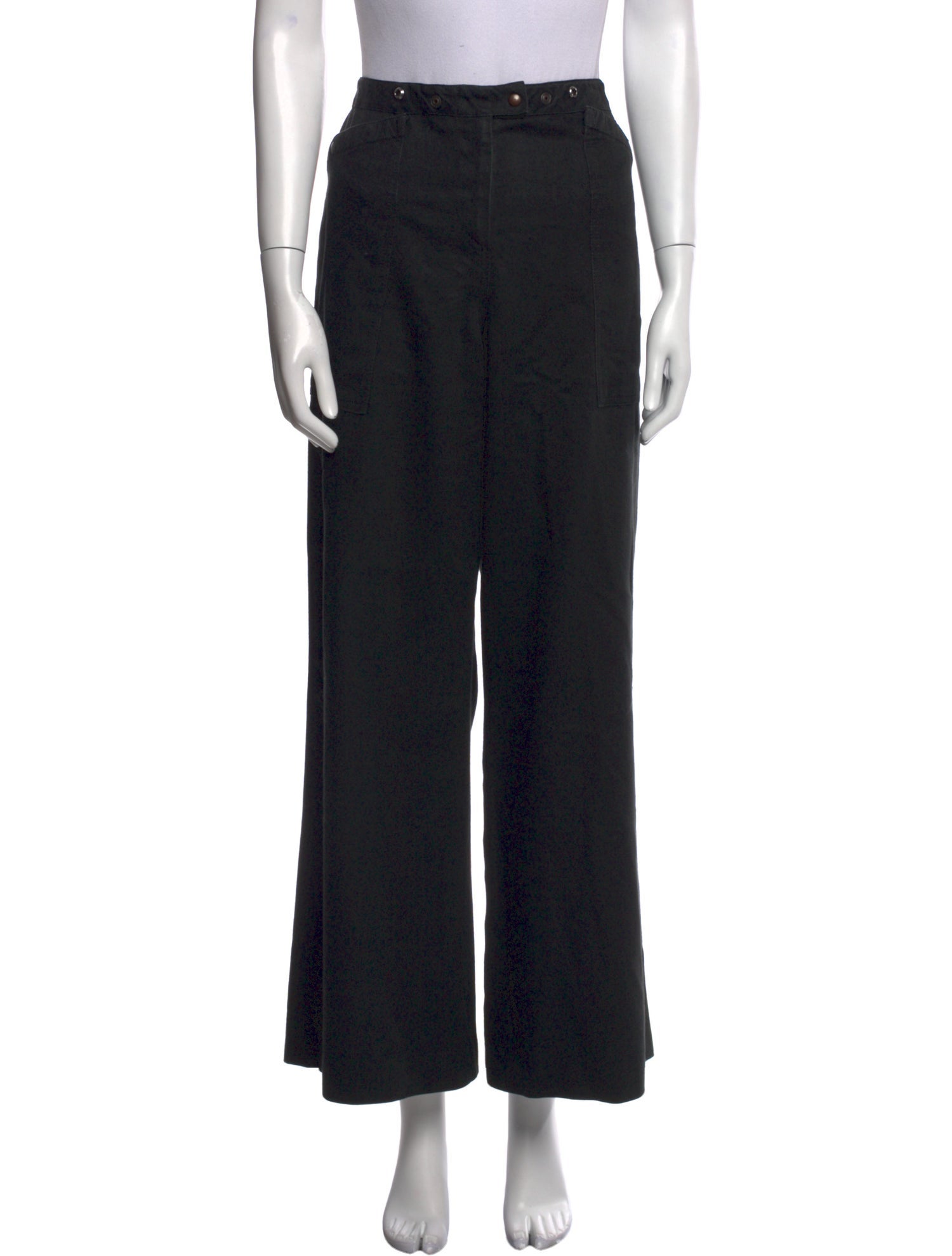 Donna Karan Linen Wide Leg Pants