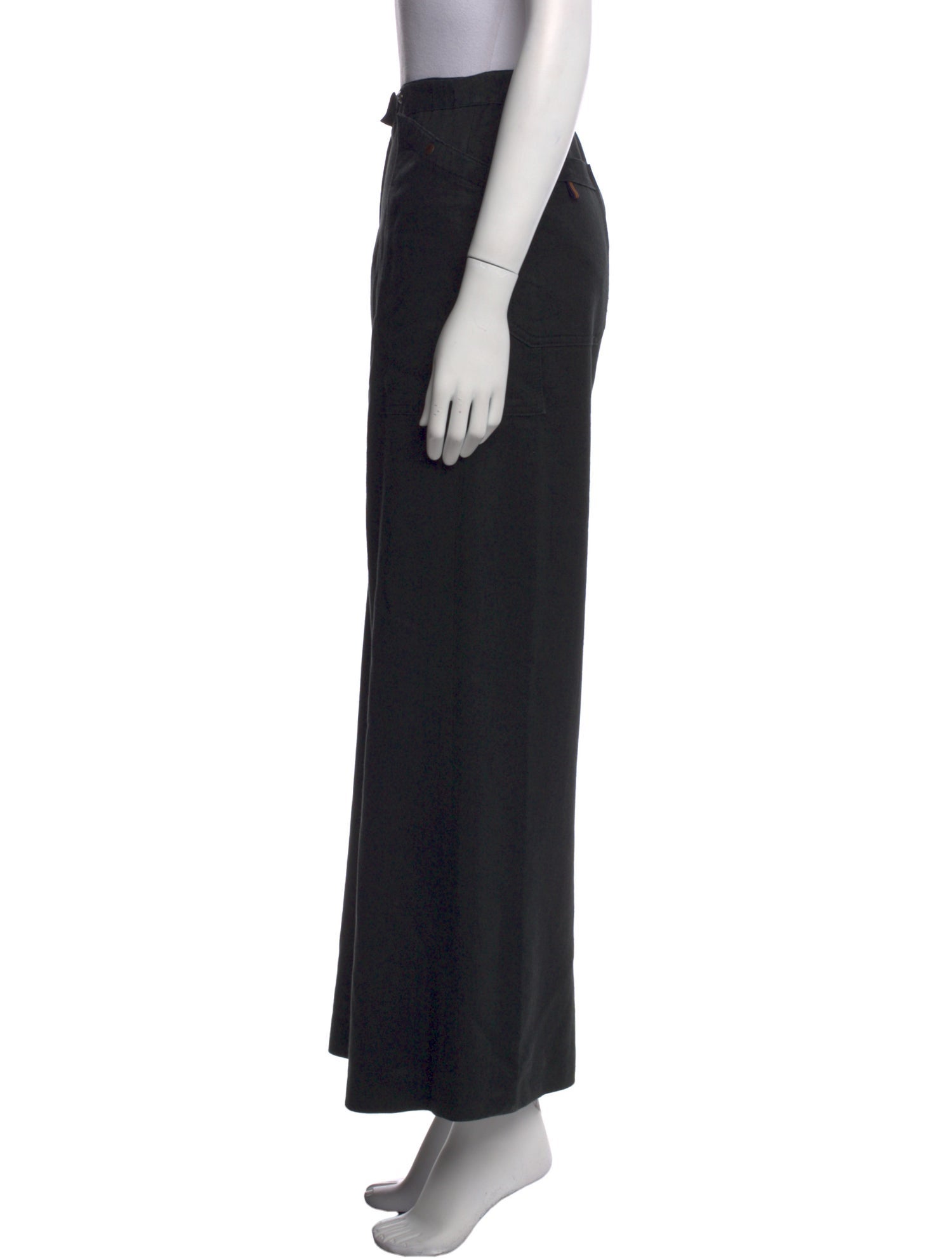 Donna Karan Linen Wide Leg Pants