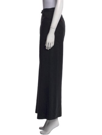 Donna Karan Linen Wide Leg Pants