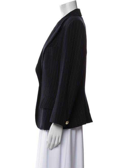 Donna Karan Wool Striped Jacket