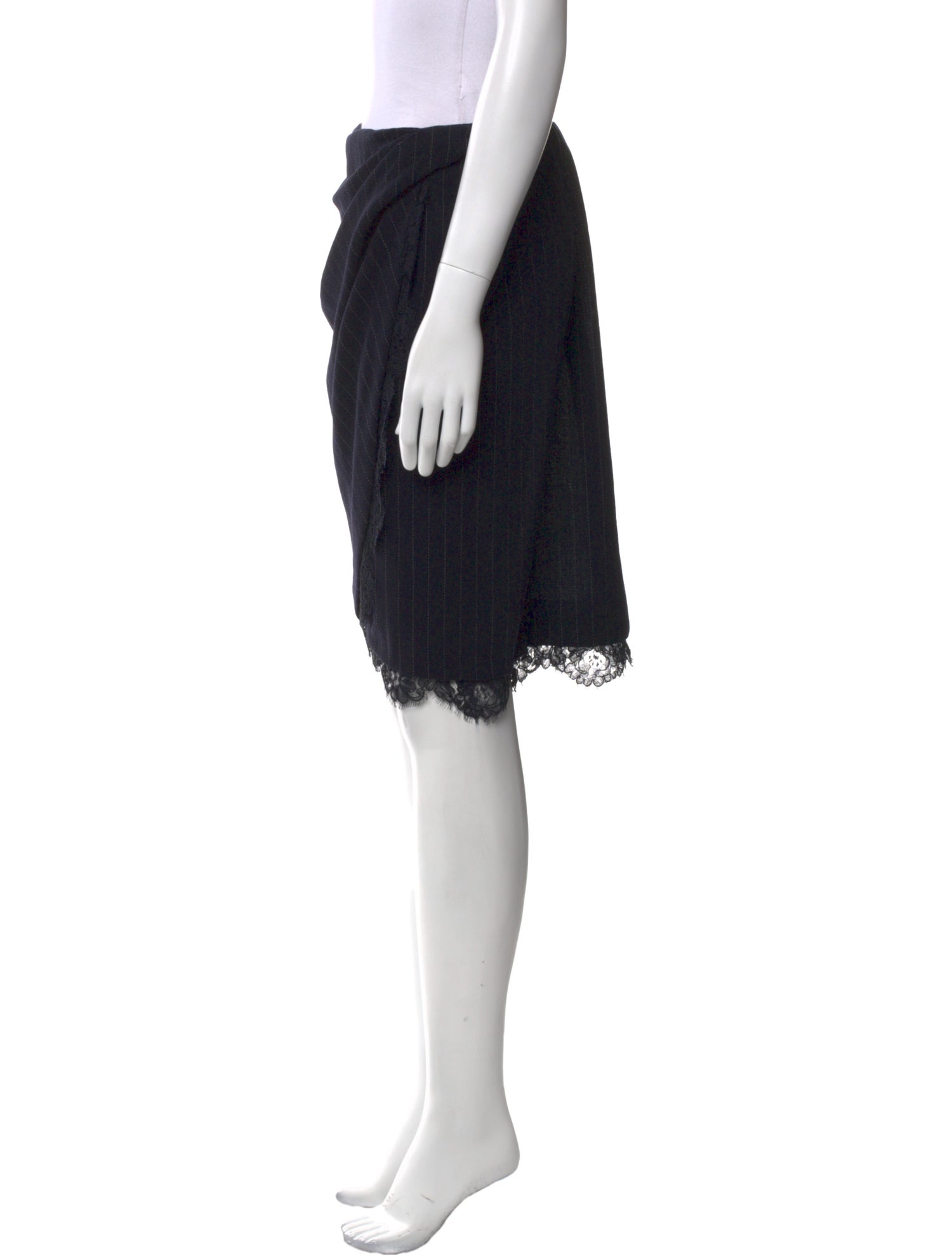 Donna Karan Wool Knee-Length Skirt