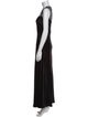 Donna Karan Scoop Neck Long Dress