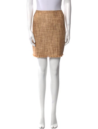 Donna Karan Silk Mini Skirt