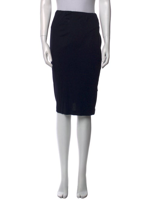 Donna Karan Ruffle Embellishment Knee-Length Skirt