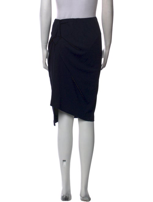 Donna Karan Ruffle Embellishment Knee-Length Skirt