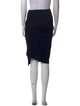 Donna Karan Ruffle Embellishment Knee-Length Skirt