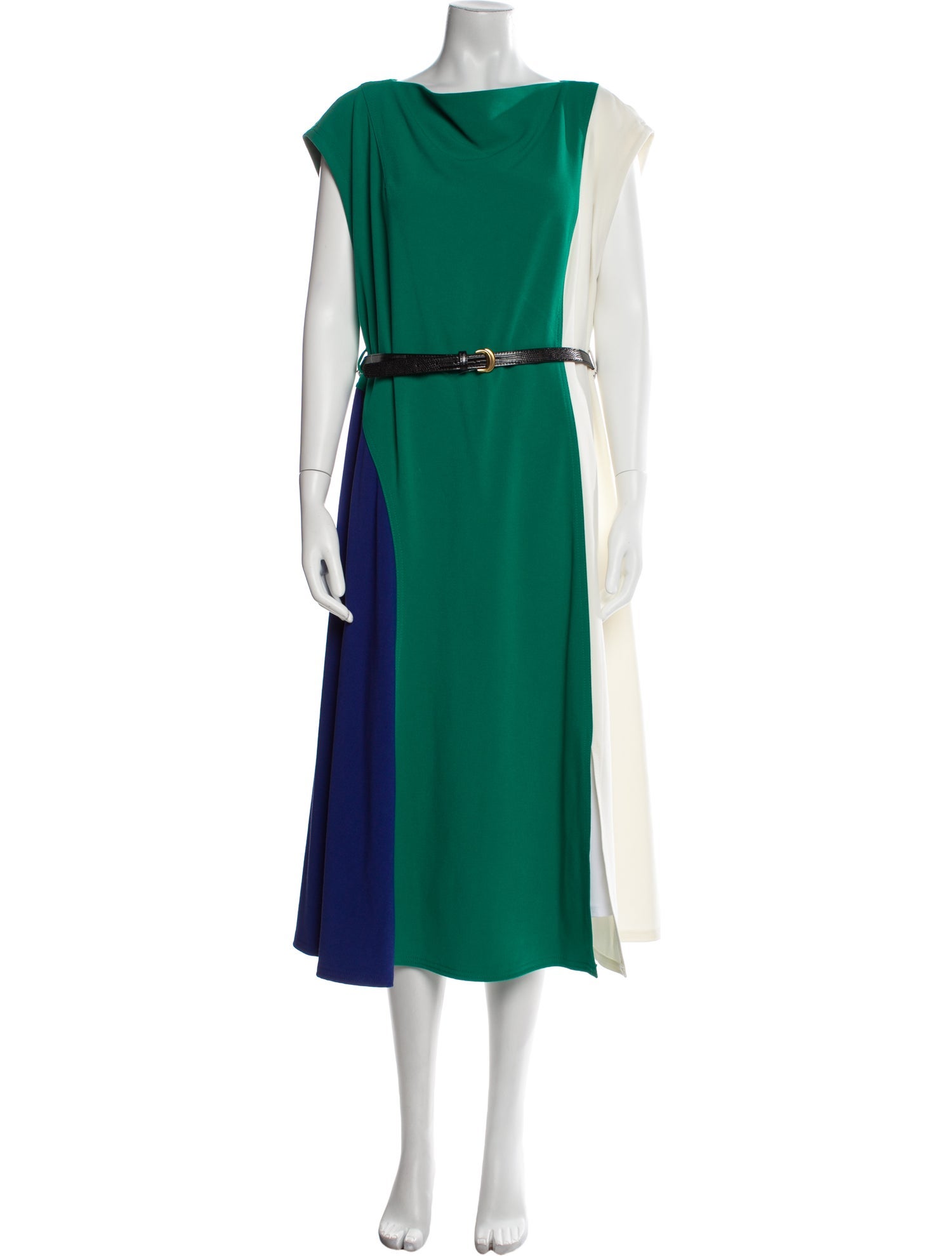 Donna Karan Bateau Neckline Long Dress w/ Tags