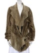 Donna Karan Lamb Fur Faux Fur Jacket
