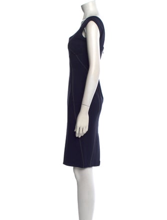 Donna Karan Square Neckline Mini Dress