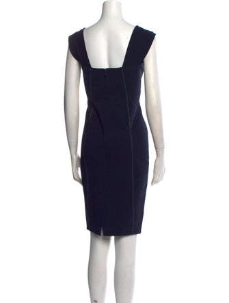 Donna Karan Square Neckline Mini Dress