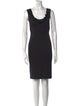 Donna Karan Cowl Neck Knee-Length Dress