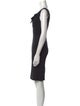 Donna Karan Cowl Neck Knee-Length Dress