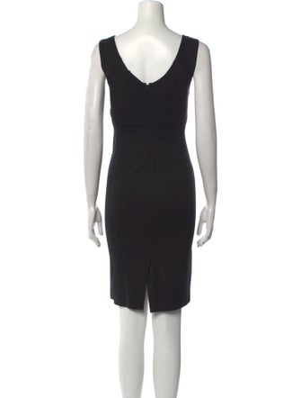 Donna Karan Cowl Neck Knee-Length Dress