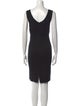Donna Karan Cowl Neck Knee-Length Dress