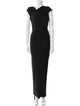 Donna Karan Cowl Neck Long Dress