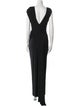 Donna Karan Cowl Neck Long Dress
