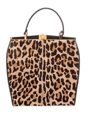 Donna Karan Ponyhair Top Handle Bag