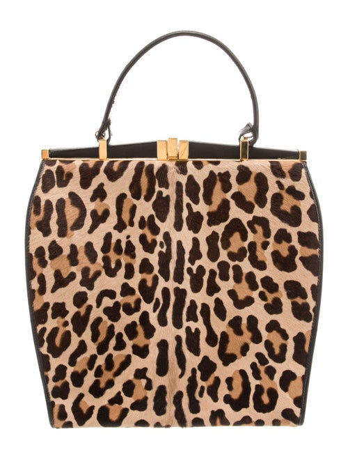 Donna Karan Ponyhair Top Handle Bag