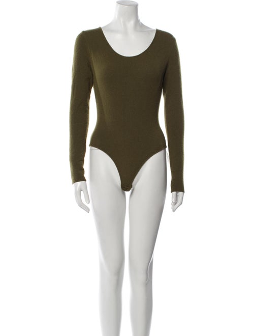 Donna Karan Cashmere Scoop Neck Bodysuit