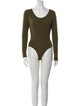 Donna Karan Cashmere Scoop Neck Bodysuit