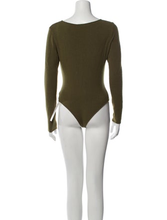 Donna Karan Cashmere Scoop Neck Bodysuit