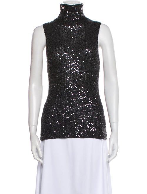 Donna Karan Cashmere Turtleneck Top