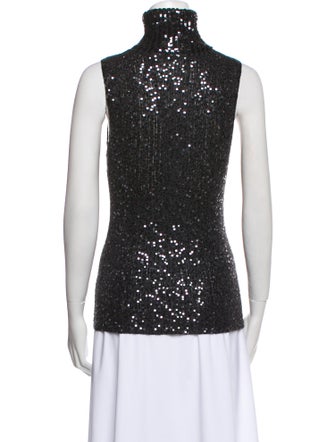 Donna Karan Cashmere Turtleneck Top