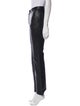 Donna Karan Leather Straight Leg Pants
