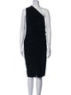 Donna Karan One-Shoulder Midi Length Dress
