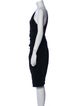 Donna Karan One-Shoulder Midi Length Dress