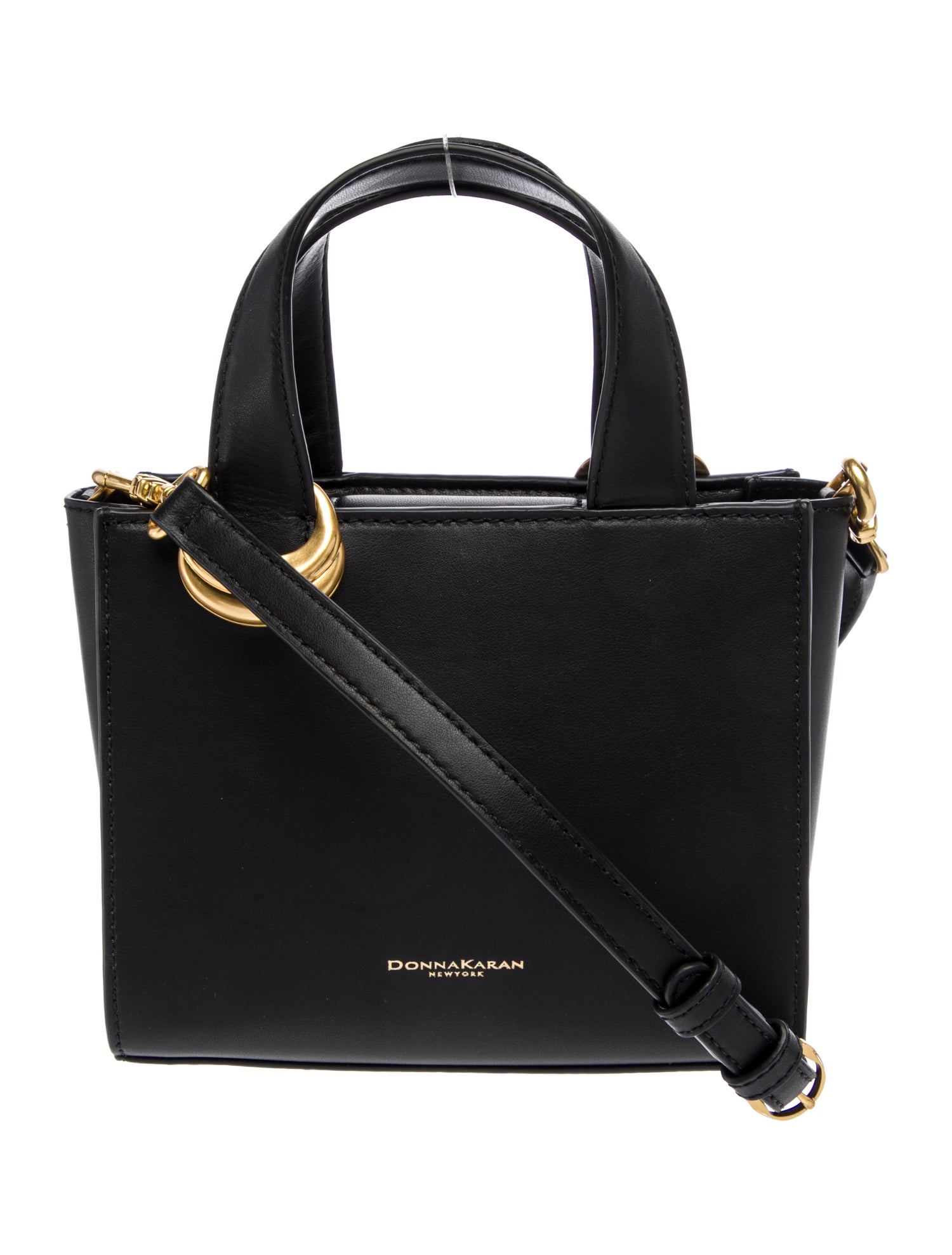 Donna Karan Leather Top Handle Bag