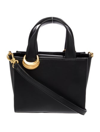 Donna Karan Leather Top Handle Bag