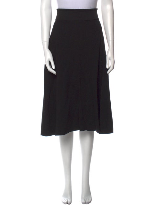 Donna Karan Wool Midi Length Skirt