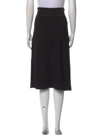 Donna Karan Wool Midi Length Skirt